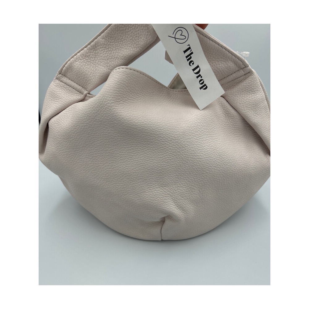 The‎ Drop Women's Revolve Top Handle Bag White Faux Leather Small - Picture 2 of 8